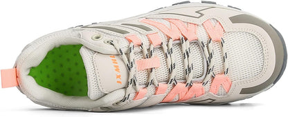 Chaussures de marche randonnée extérieures confortables, élégantes et robustes femmes – Chaussures légères raffinées pour sentiers et usage quotidien