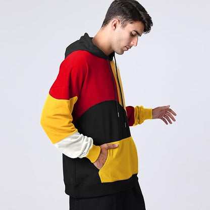 Sweat à Capuche Coloré Moderne et Stylé pour Homme