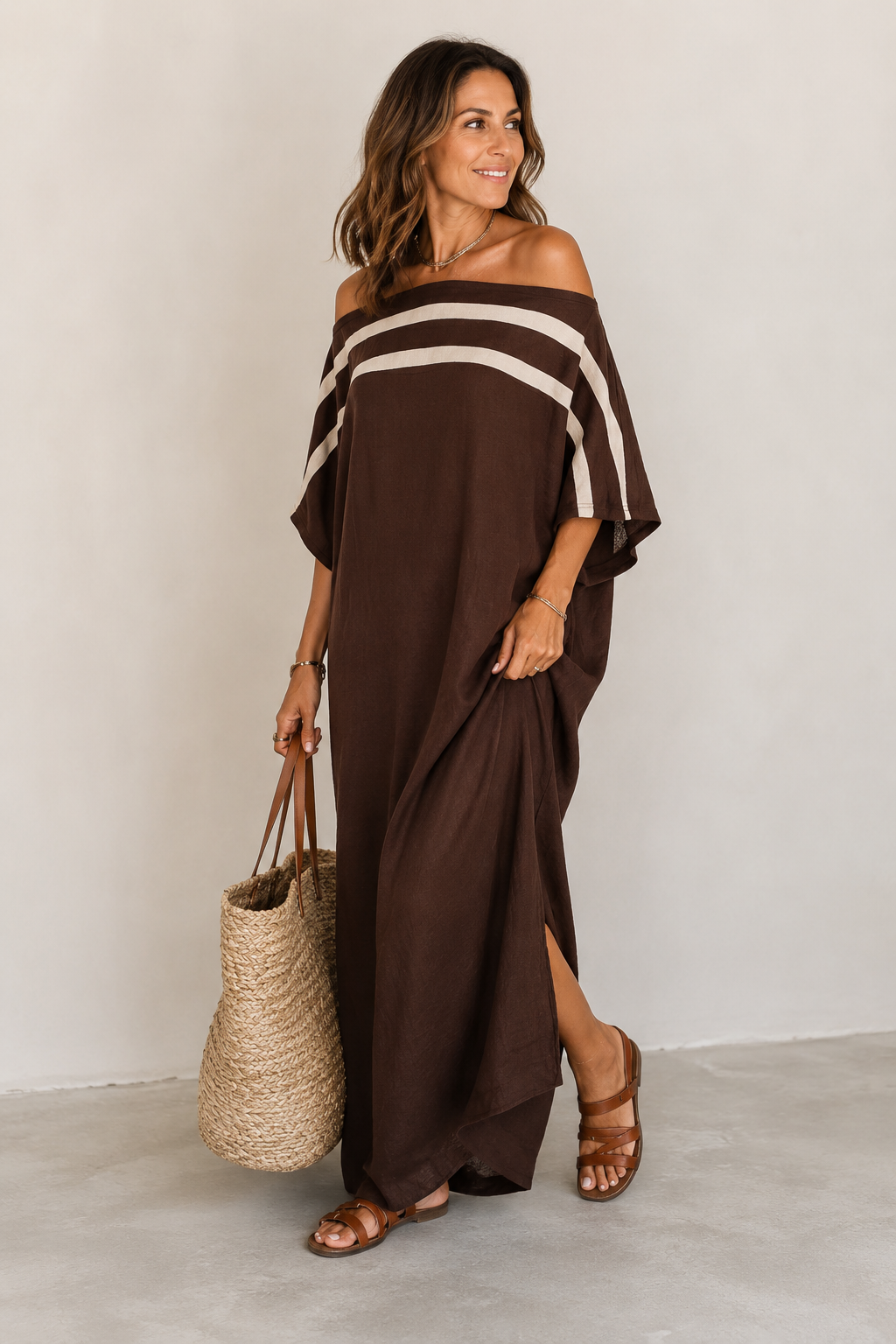 Women's Fluid Maxi Dress - Light and Elegant
