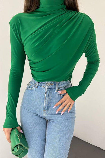 Women's long-sleeved base layer top - Simple and soft