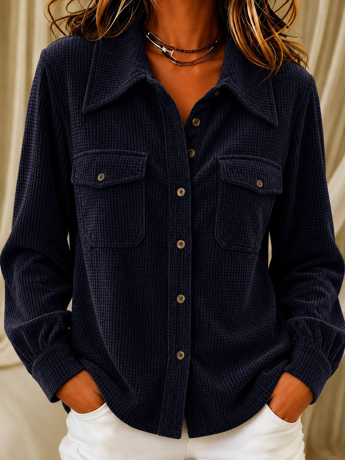 Blouse femme en polyester - Legere et coloree