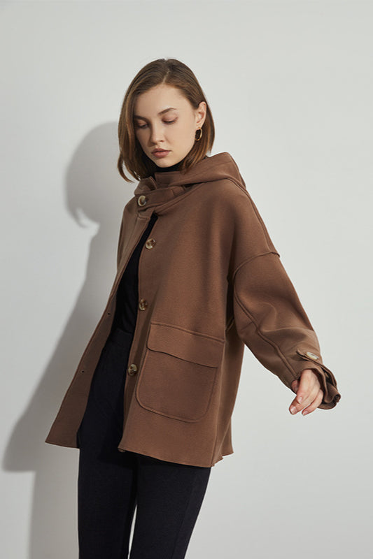 Surchemise impermeable femme a boutons - Pratique et casual