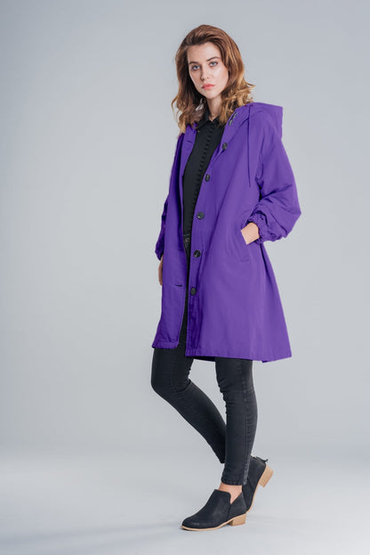 Veste Imperméable à Capuche Oversize pour Femme | Parfaite pour les Activités en Plein Air