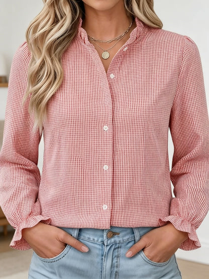 Chemise plaid femme manches longues - Simple et decontractee