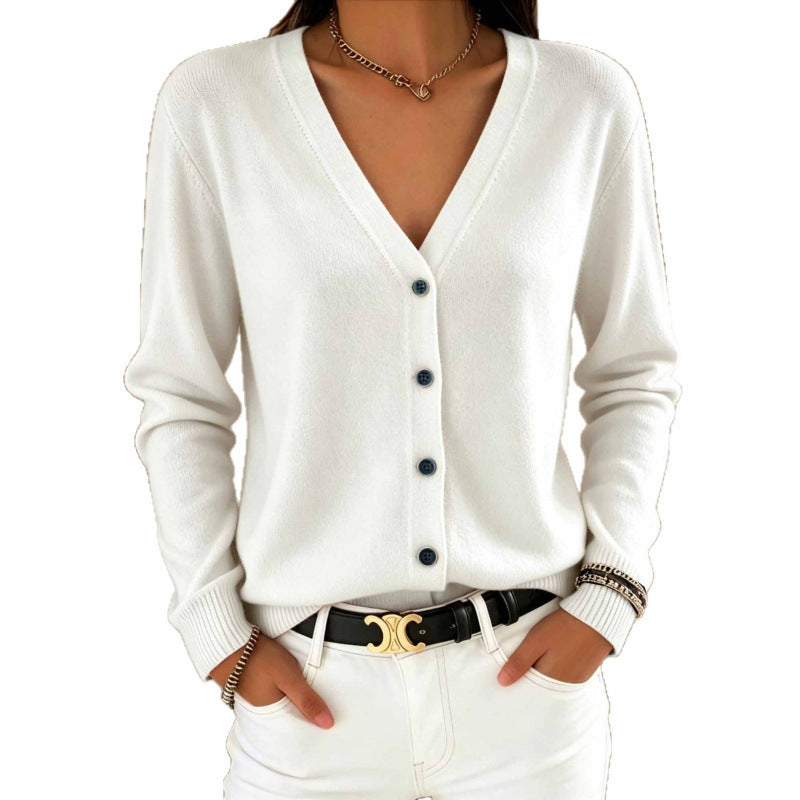 Cardigan da donna con scollo a V - Morbido e versatile