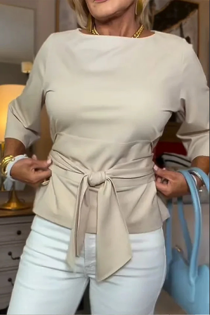 Top femme noue a la taille - Elegant et feminin