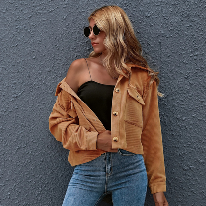 Veste femme en velours cotele - Moderne et cosy