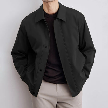 Veste Vintage Décontractée Moderne pour Hommes – Bomber Court Rétro