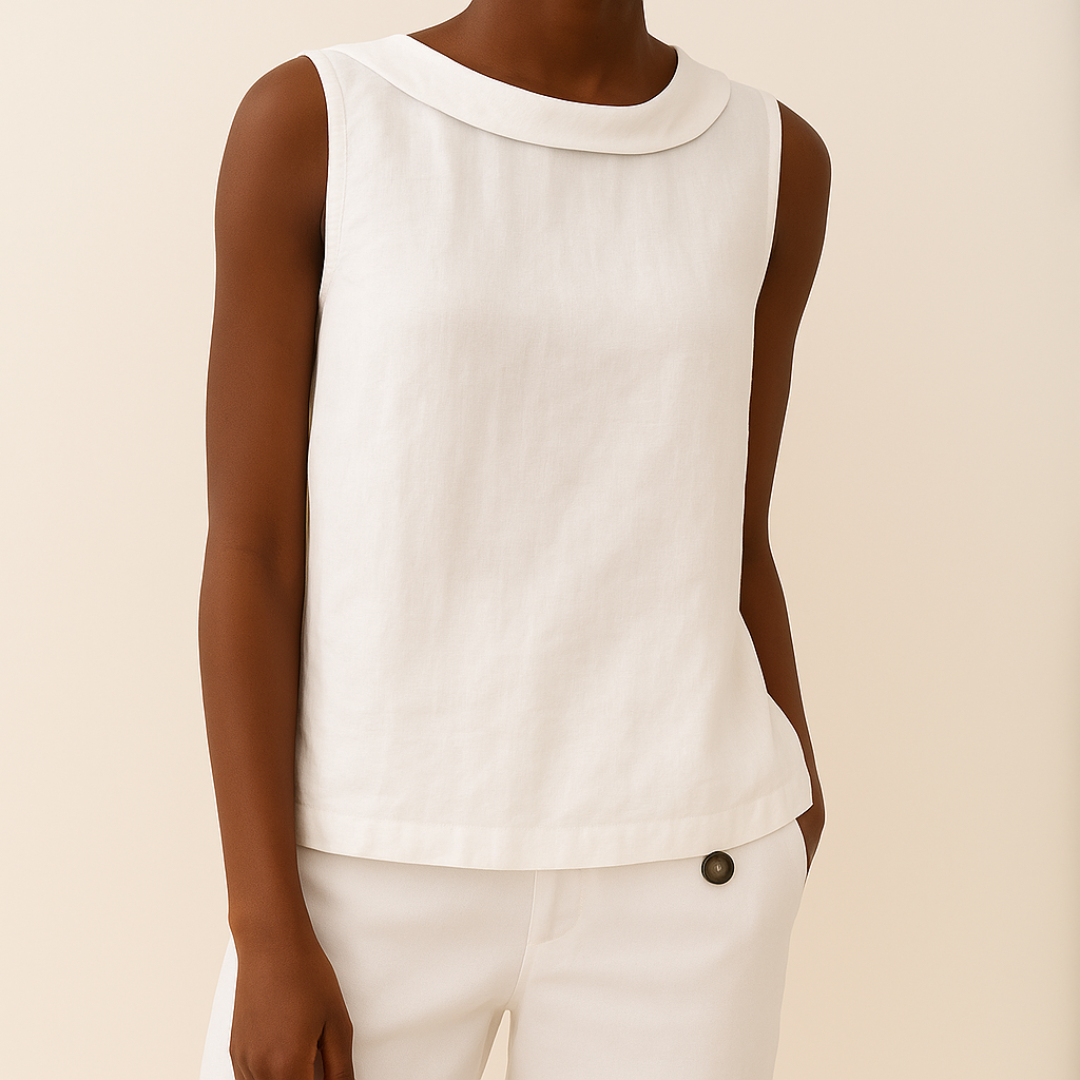 Haut à col roulé sans manches pour femme – Style minimaliste, élégant et décontracté