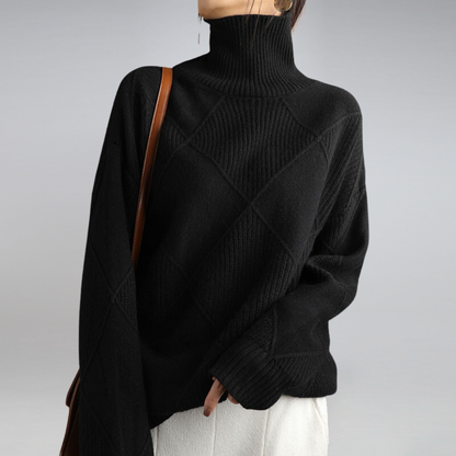 Pull à Col Roulé Chaleureux pour Femme