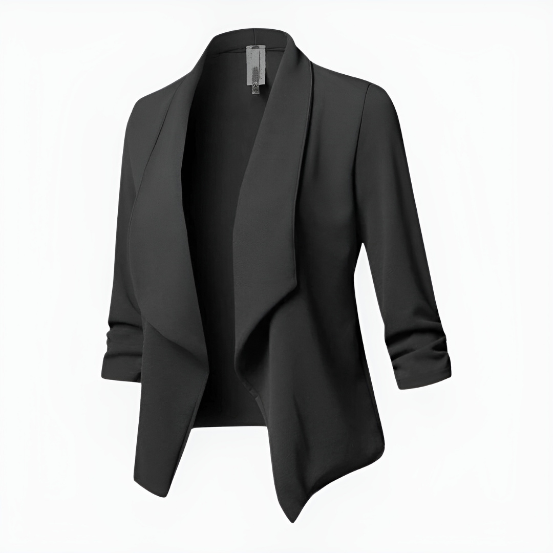 Veste Femme Premium à Manches Longues – Blazer Décontracté et Formel