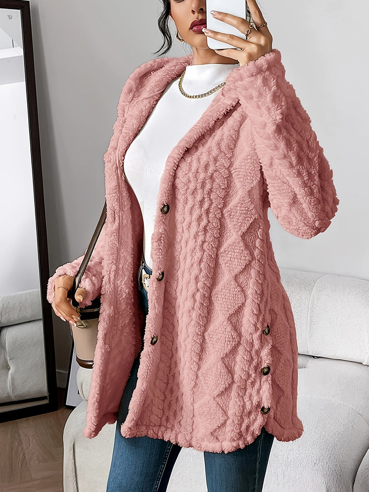 Cárdigan de mujer con capucha: estilo informal y acogedor para el día a día