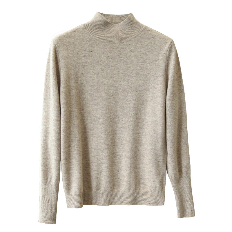 Basic women's high-neck sweater - Soft and essential