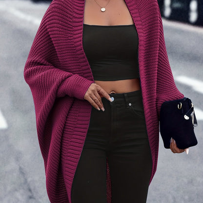 Oversized Knitted Women’s Vest – Cozy Casual Layering Style