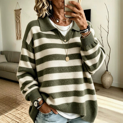 Jersey marinero de mujer color block - Suave y estructurado