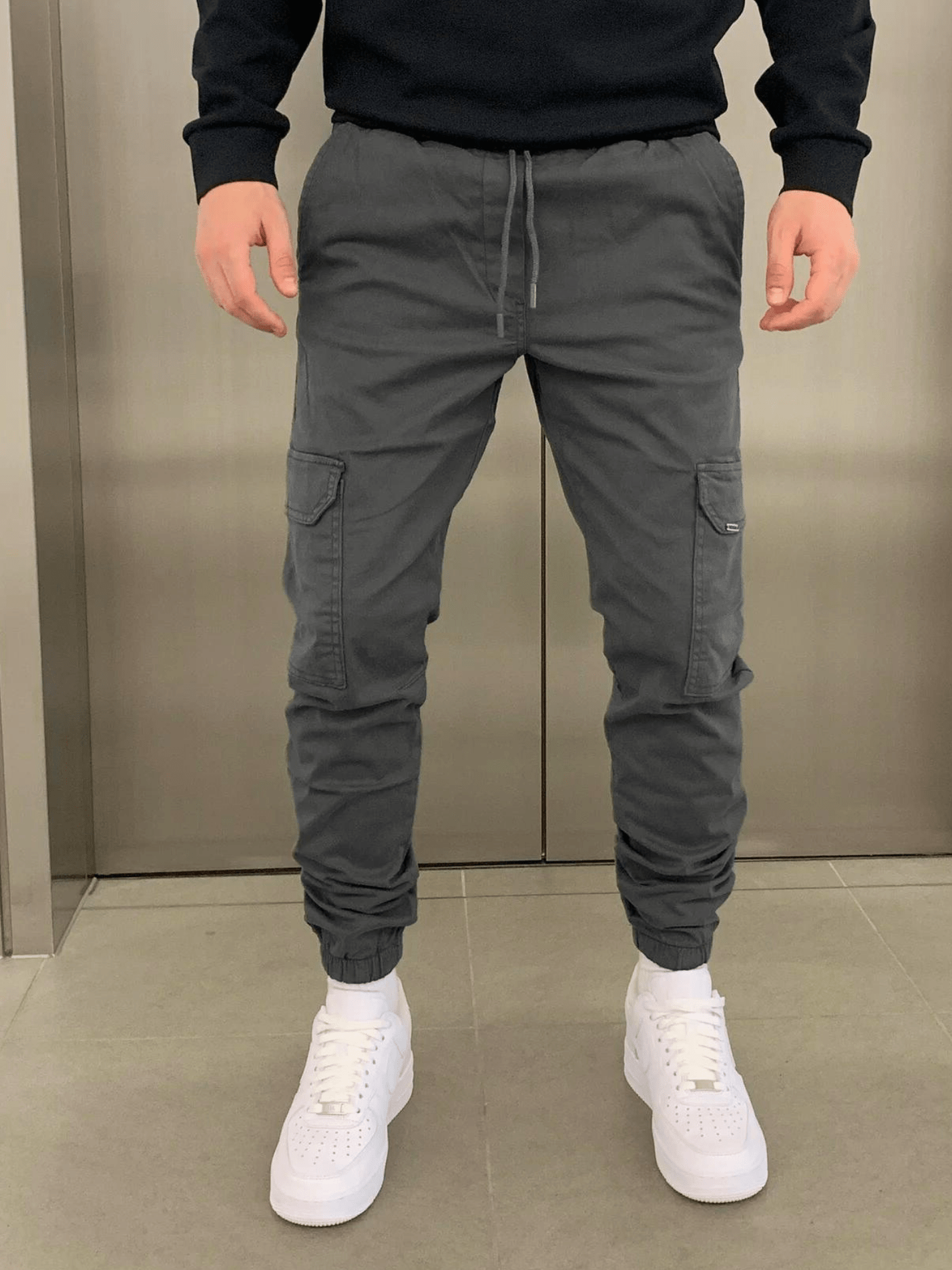 Pantalon Jogger Cargo Homme Premium Ajusté – Style et Confort