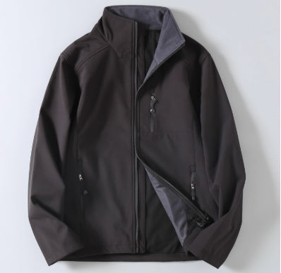 Veste Softshell Utilitaire d’Extérieur pour Homme – Veste Zippée Décontractée Premium