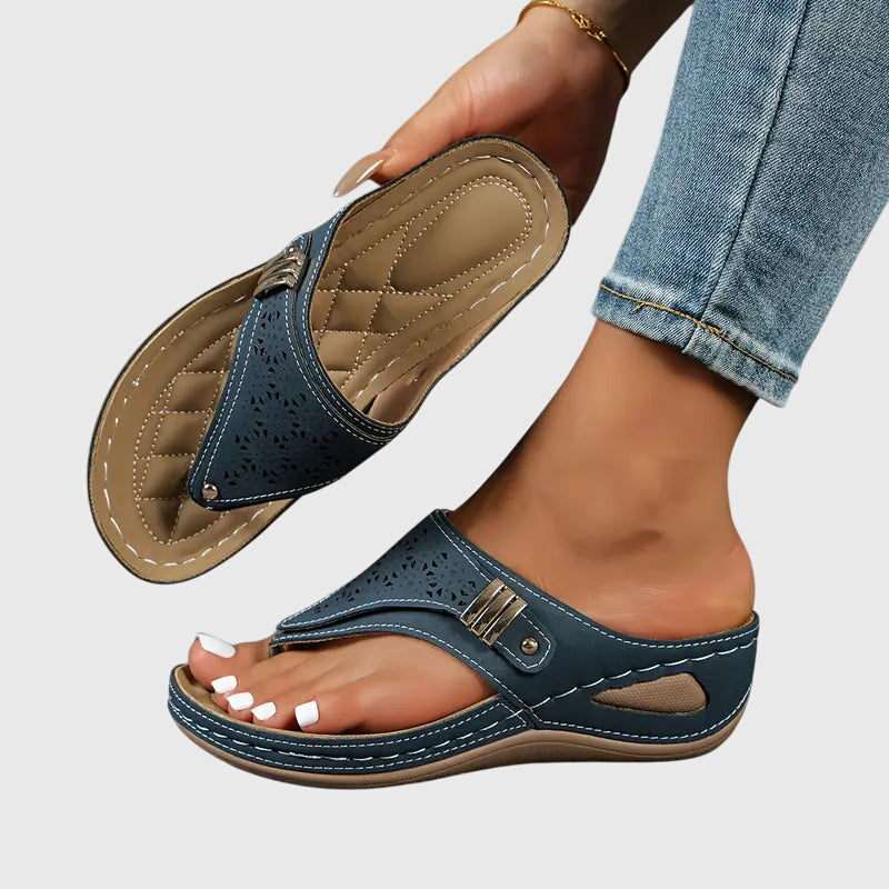 Sandales femme confort a semelle soutenante - Pratiques et legeres