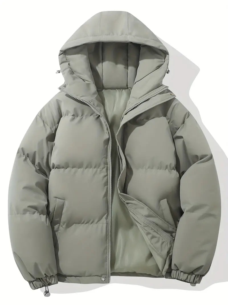Veste Matelassée à Capuche pour Homme – Vêtements d'extérieur Durable Confortable
