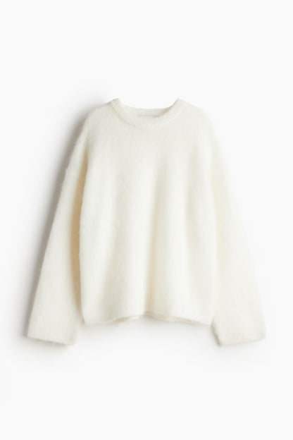 Pull Femme Oversize Luxueux – Jumper Coupe Ample en Mélange de Mohair