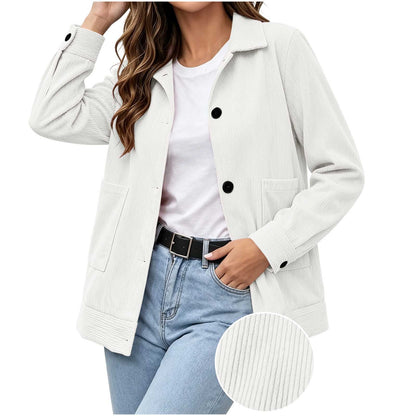Giacca casual da donna con revers - Semplice e raffinata