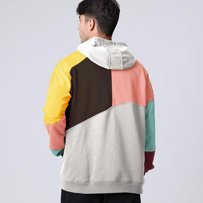 Sweat à Capuche Coloré Moderne et Stylé pour Homme