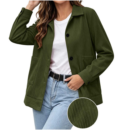 Giacca casual da donna con revers - Semplice e raffinata