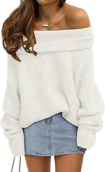 Pull femme manches longues maille unie - Doux et polyvalent