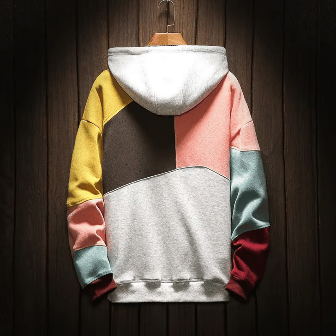 Sweat à Capuche Coloré Moderne et Stylé pour Homme