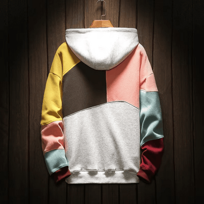 Sweat à Capuche Coloré Moderne et Stylé pour Homme
