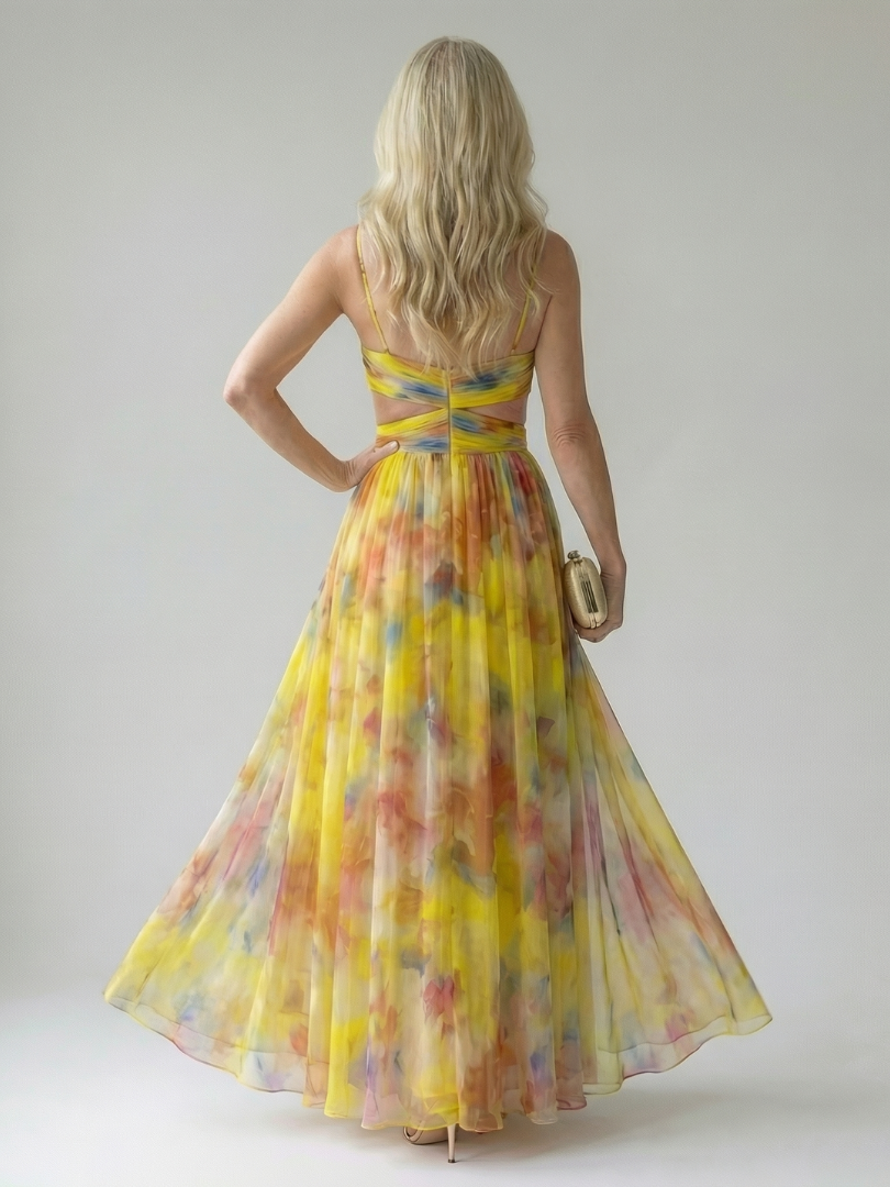 Robe maxi femme cache-coeur fluide - Feminine et legere