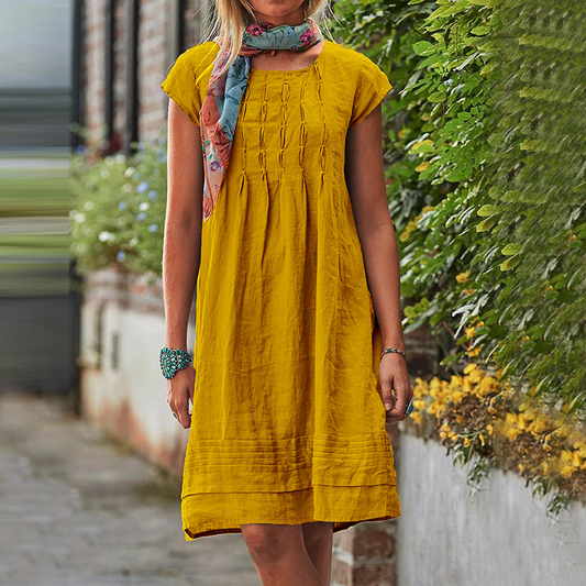 Robe ample à manches courtes femmes