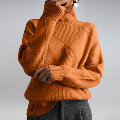 Pull à Col Roulé Chaleureux pour Femme