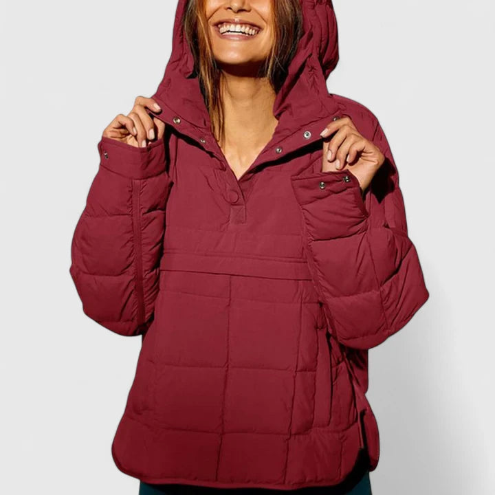 Veste Femme Oversize Puffer Imperméable Chaude Élégante