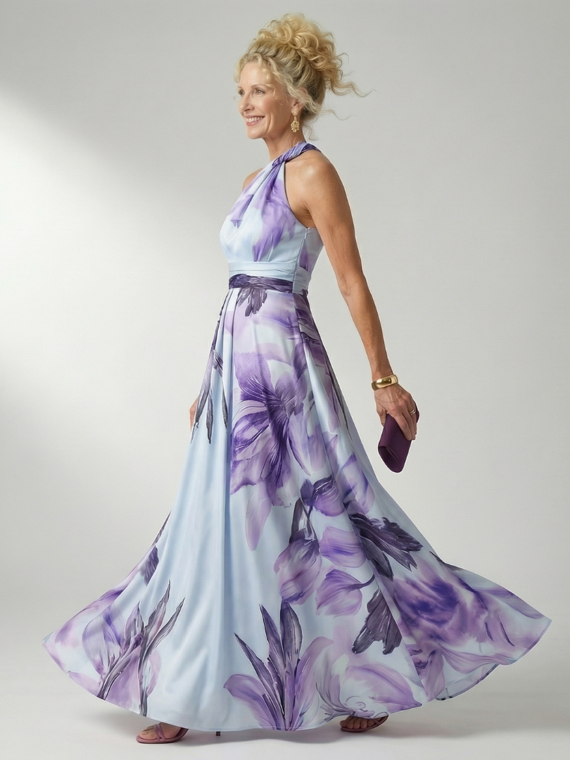 Robe maxi fleurie femme legere - Douce et feminine