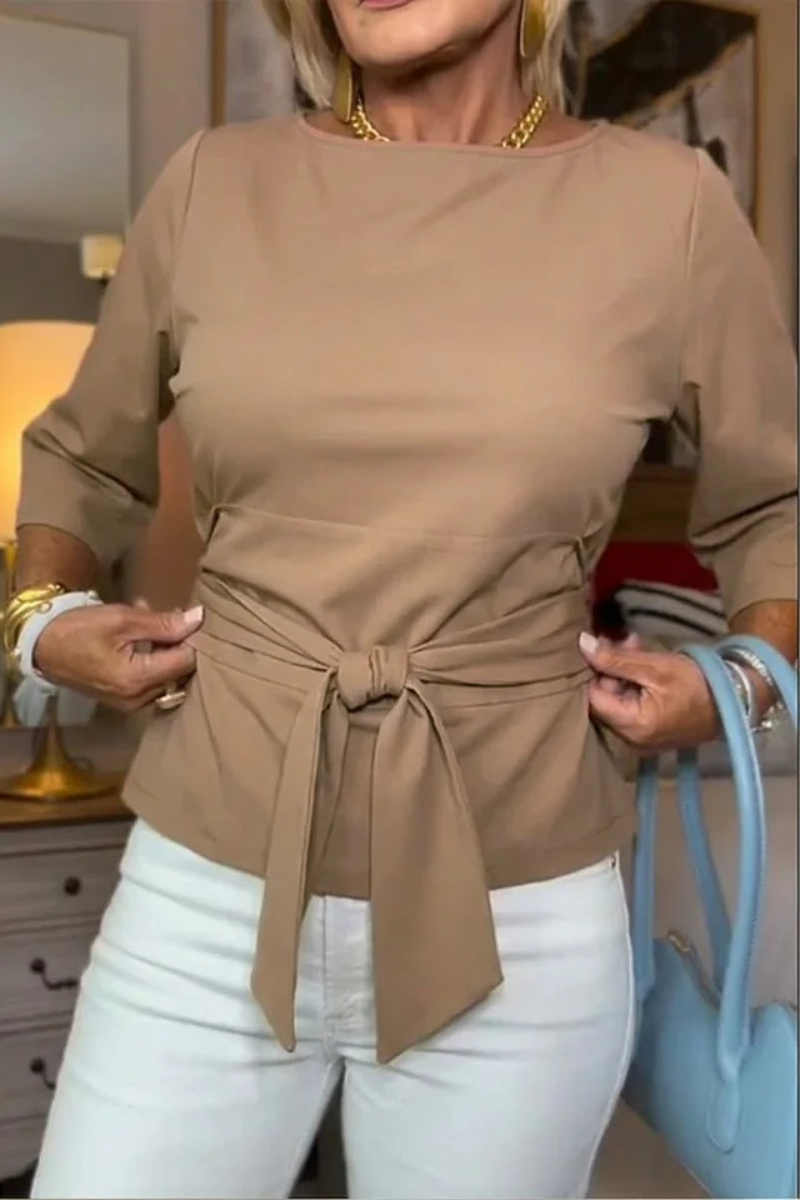 Top femme noue a la taille - Elegant et feminin