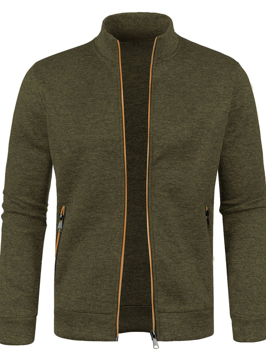 Cardigan zippé élégant pour homme – Pull confortable en maille