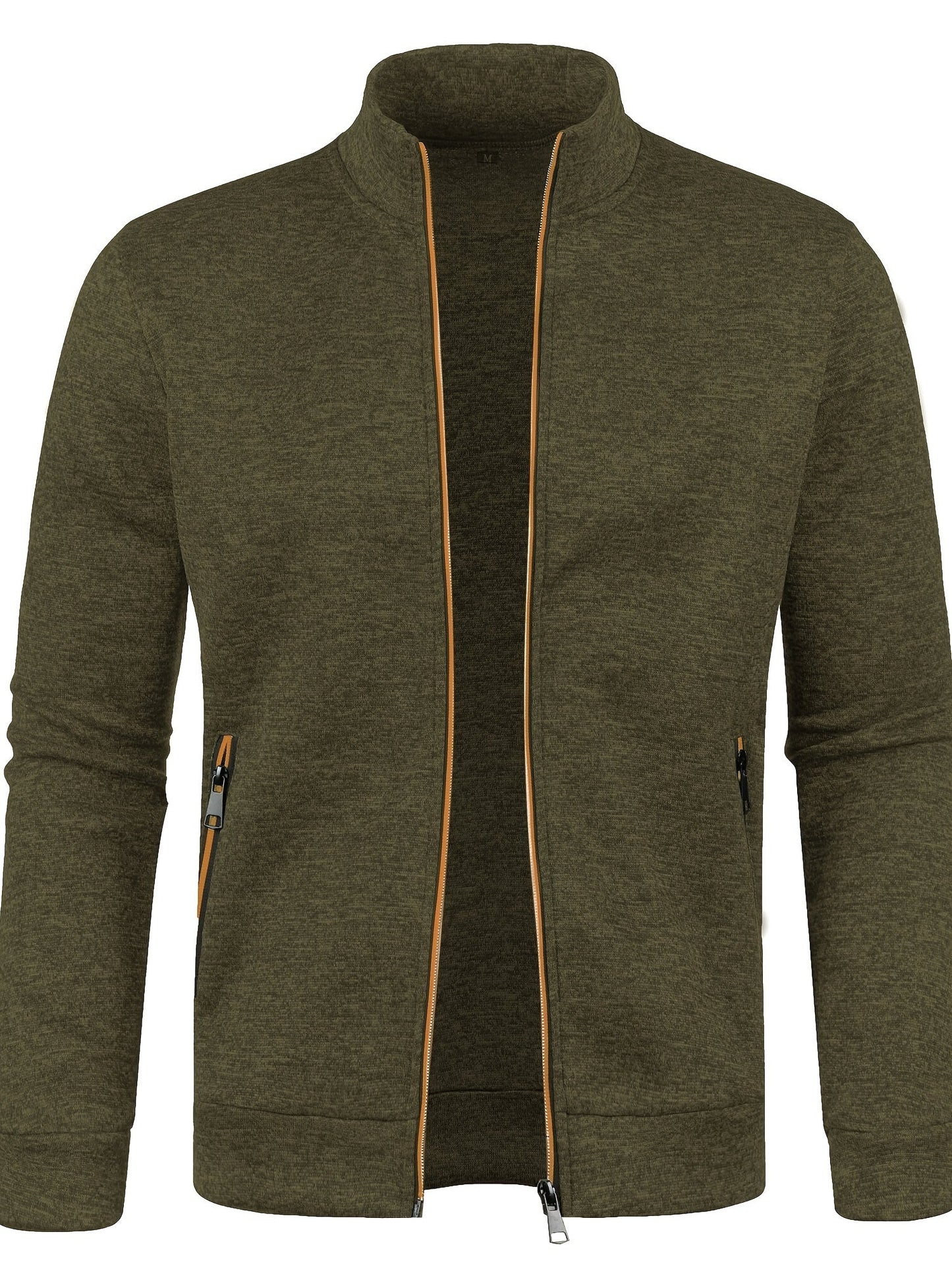 Comfortable men's zip-up cardigan - Warm and versatile