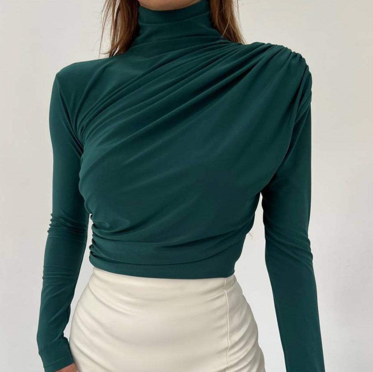 Women's long-sleeved base layer top - Simple and soft
