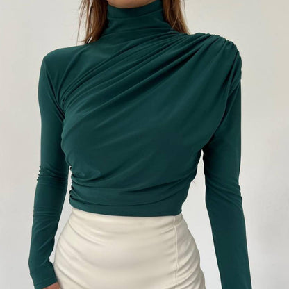 Women's long-sleeved base layer top - Simple and soft