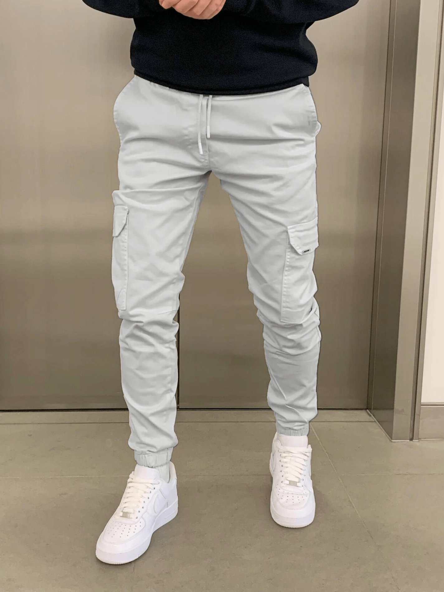 Pantalon Jogger Cargo Homme Premium Ajusté – Style et Confort