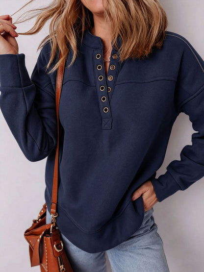 Women's Drop-Shoulder Sweatshirt – Soft and Comfortable