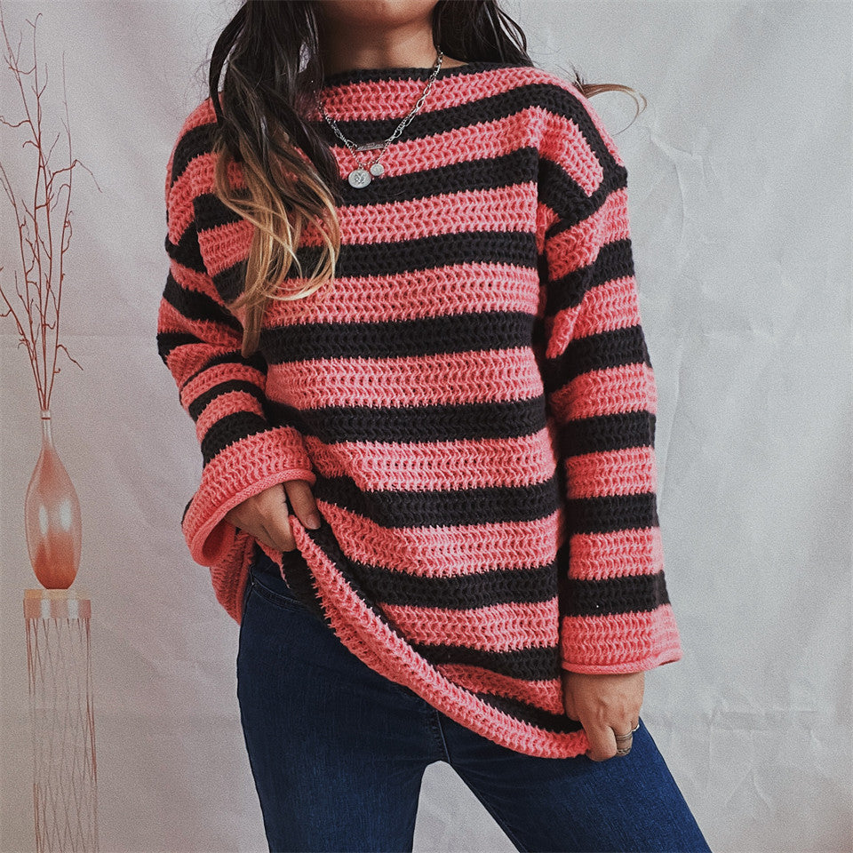 Women's soft wool-effect sweater - Comfortable and cozy