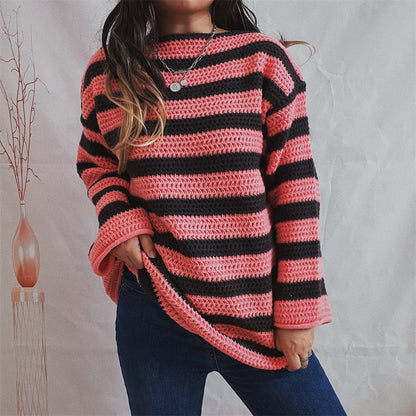 Women's soft wool-effect sweater - Comfortable and cozy