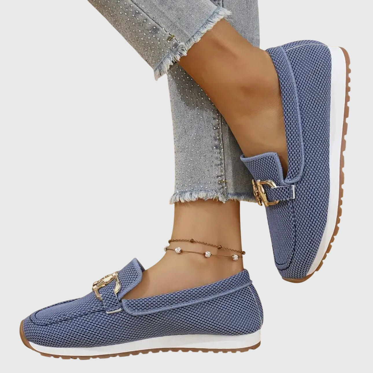 Mocassins femme confort à soutien intégré – Chaussures plates élégantes semelle souple pour un maintien quotidien