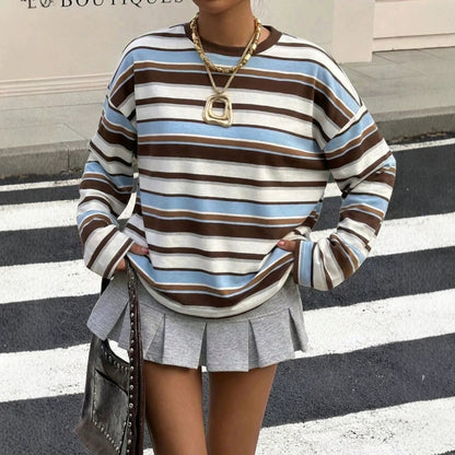 T-shirt da donna a pois e righe - Semplice e versatile
