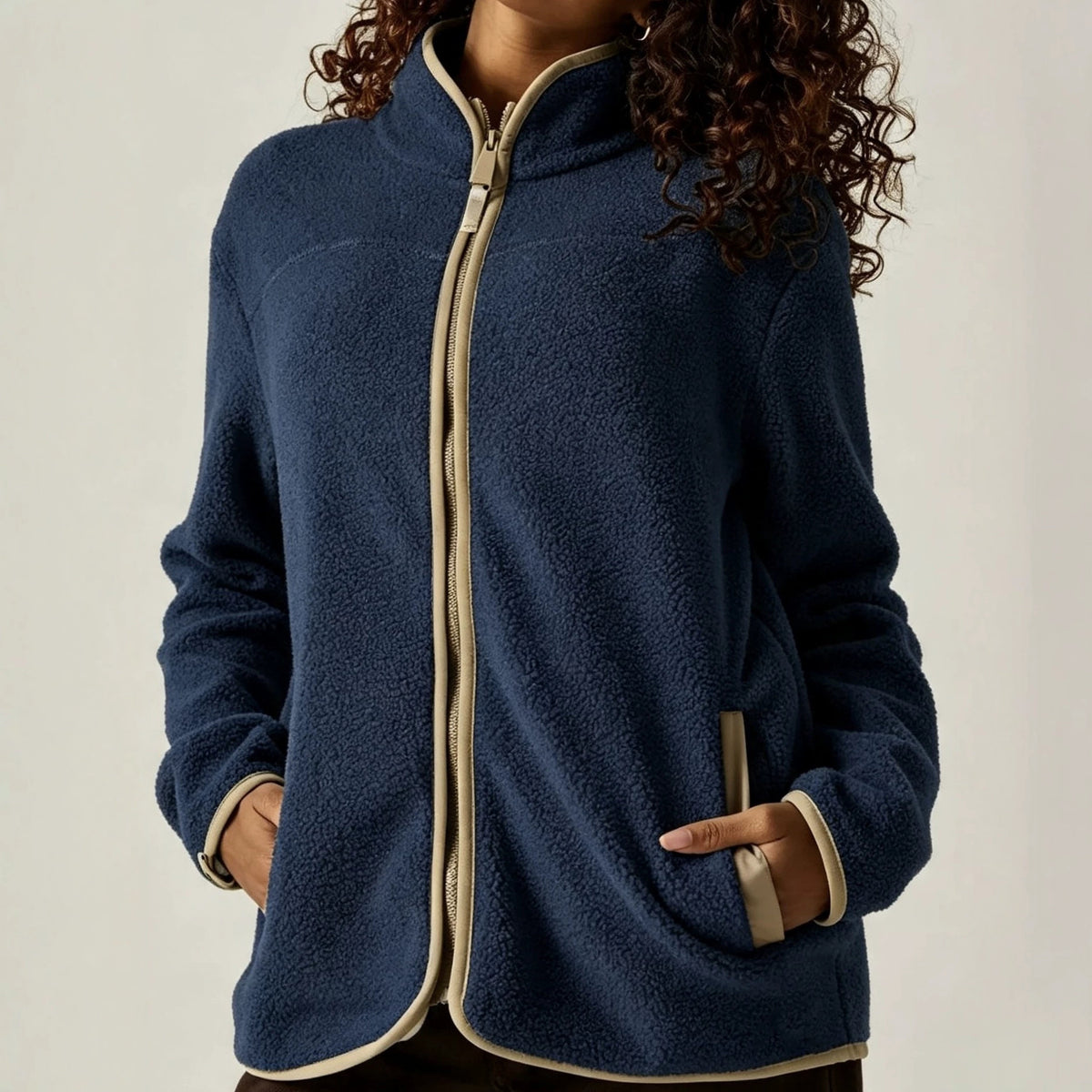 Cardigan femme effet laine – Chaud et doux