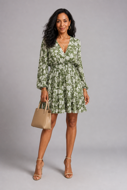 Robe femme portefeuille fluide - Elegante et naturelle