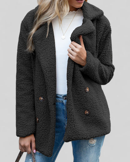 Manteau Doux Élégant pour Femme – Vêtement d’Extérieur Confortable