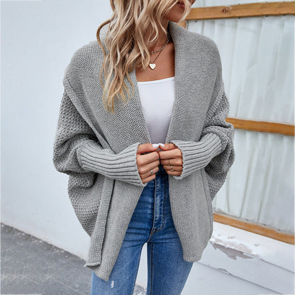 Gilet en maille ample pour femme